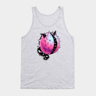 Evil Monster Pastel Goth Horror Art Tank Top